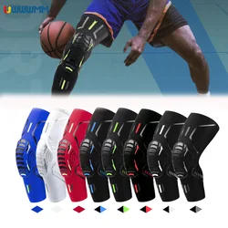 1Pcs Honeycomb Knee Shin Guard Women Men Sport Compression Knee Sleeve Stabilizer Workout Knee Brace Protector Basketball