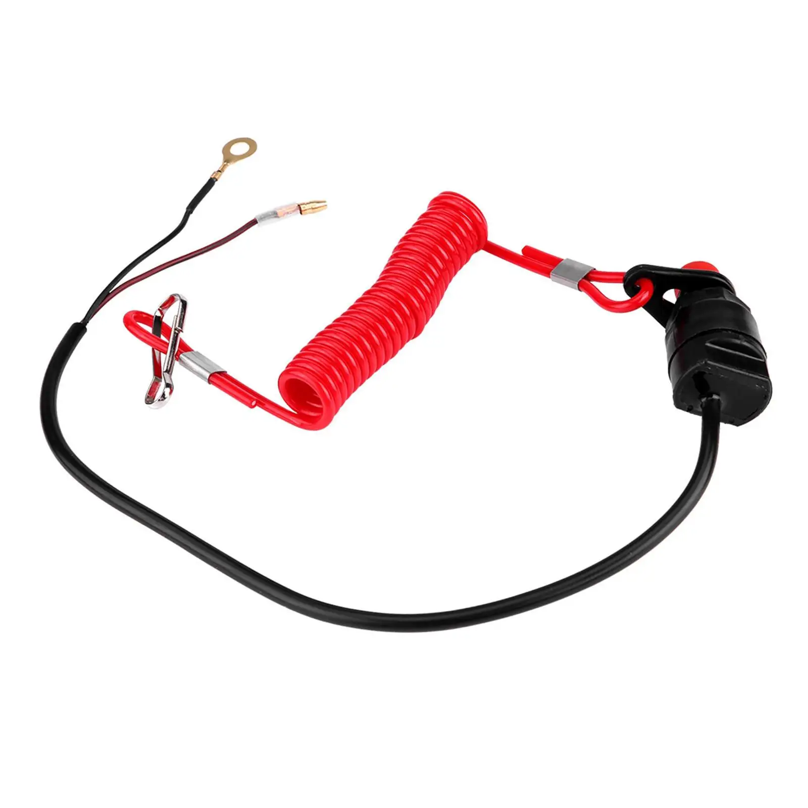 

Boat Kill Switch Lanyard Practical Outboard Switch Keys Accessories Tether Cord Kill Switch for Most Board Engine Outboard