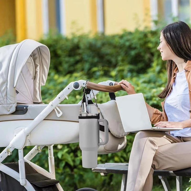 مقبض زجاجة مياه لكأس ستانلي ، حبال ، يناسب معظم زجاجات 8-40 أونصة