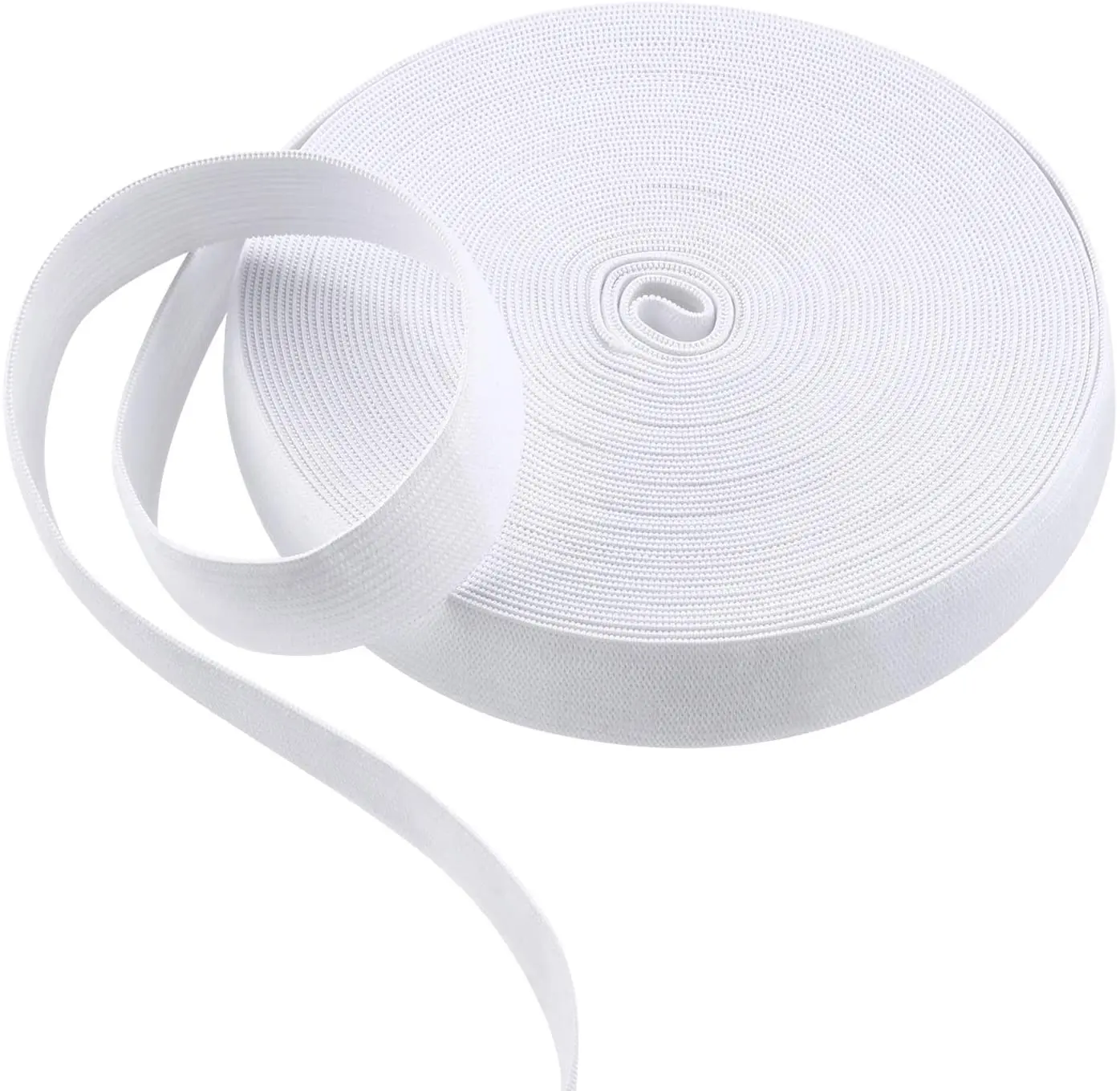 1/2Meters White Black Elastic Band Spandex Belt Trim Rubber Ribbon Nylon Garment Trousers DIY Sewing Accessories 15-60MM