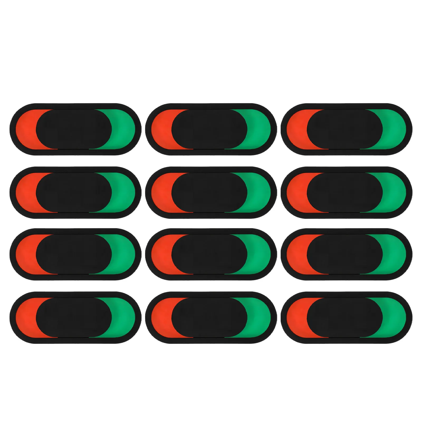 12Pcs Sliding Privacy Door Signs Red Green Slide Occupied Vacant Signs Conference Room Office Hotel Home Do Not Disturb