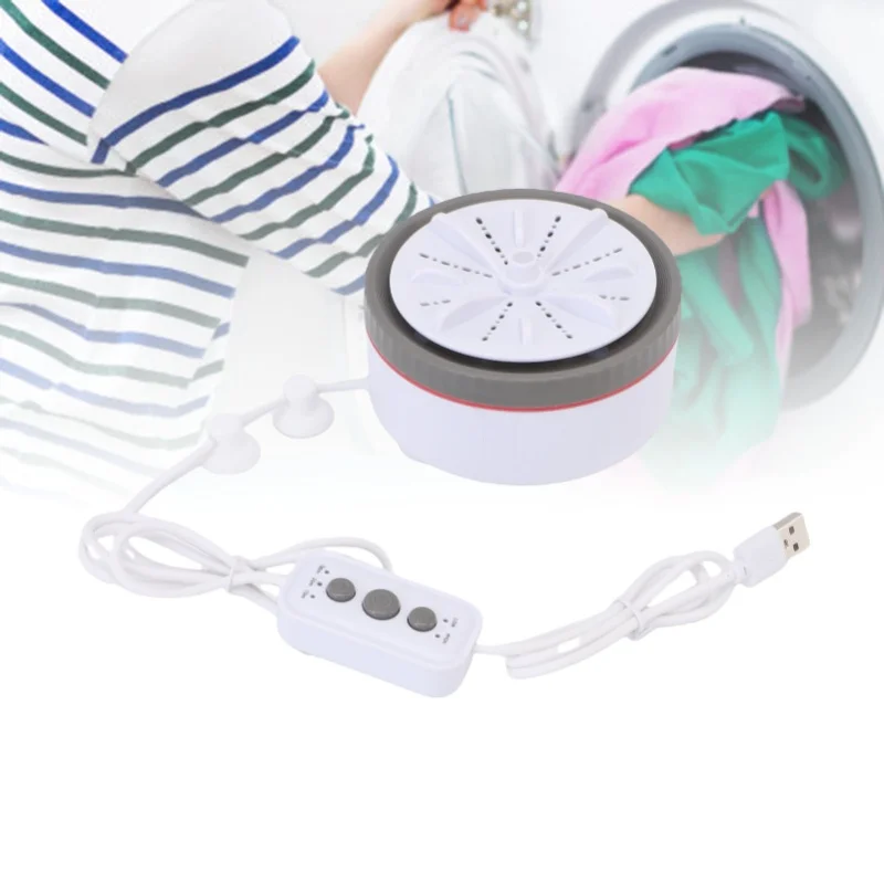 Portable Turbine Washing Machine Compact Deep Clean Washer For Clothes Underwear