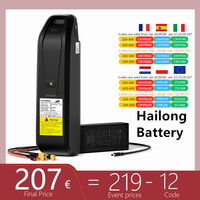 EU Stock Hailong Battery 52V20Ah 48V 25Ah/20Ah/15Ah for E-bike 35A BMS 100-1600W Motor 21700 Cells Electric Bicycle Batteries