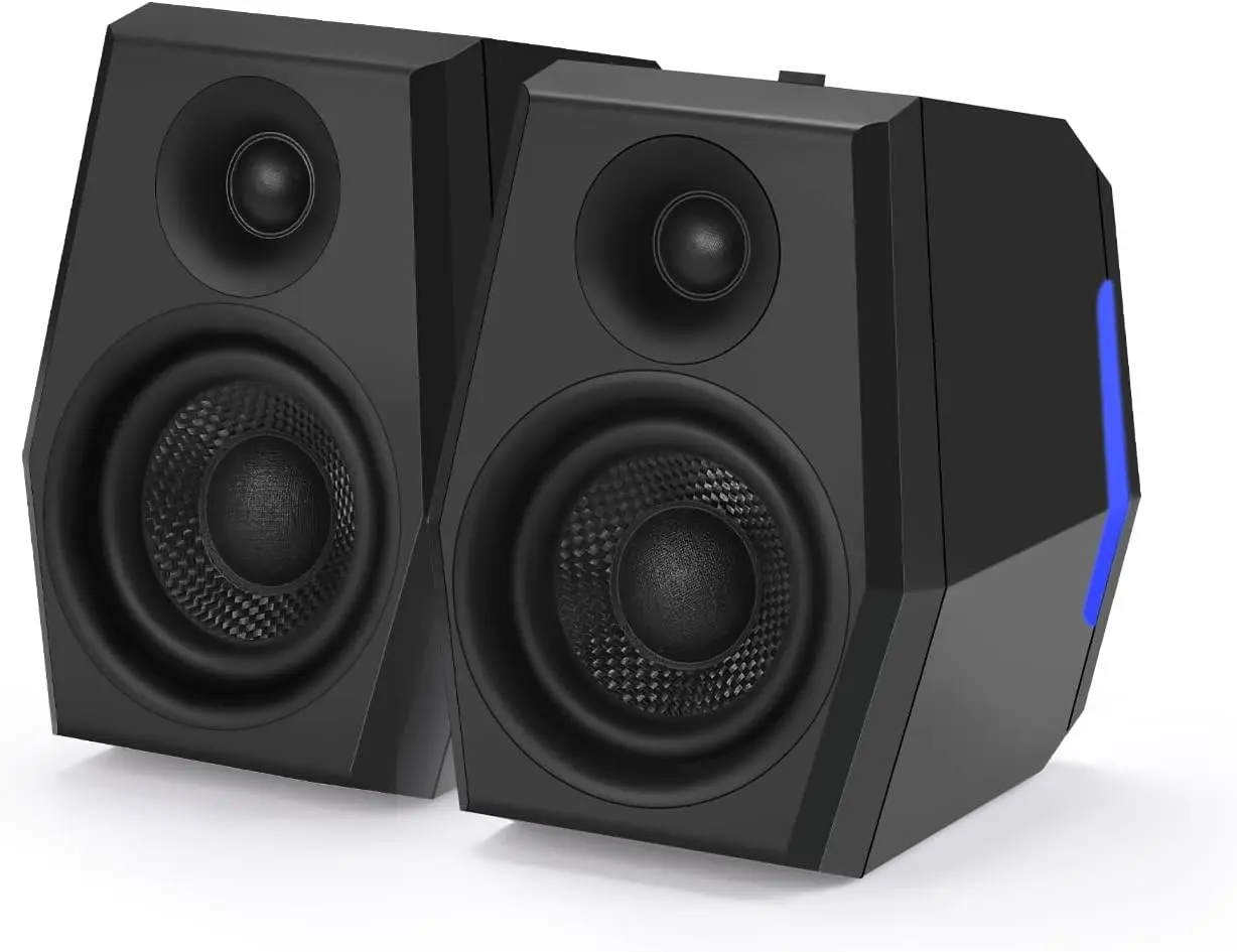 

Игровые колонки 36 Вт с DSP, 3 режимами звука, USB DAC и Bluetooth 5.2, RGB мультимедийные колонки для ПК и ноутбуков