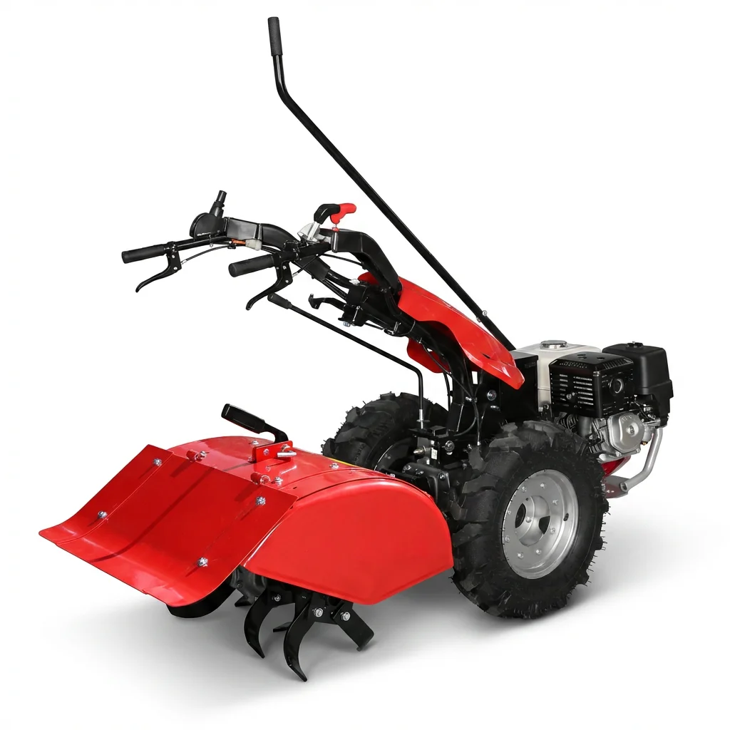Concrete Floor Scarifier with Carbide Tips Lawn Aerator Self-Propelled Tiller 13  Four-Stroke Engine