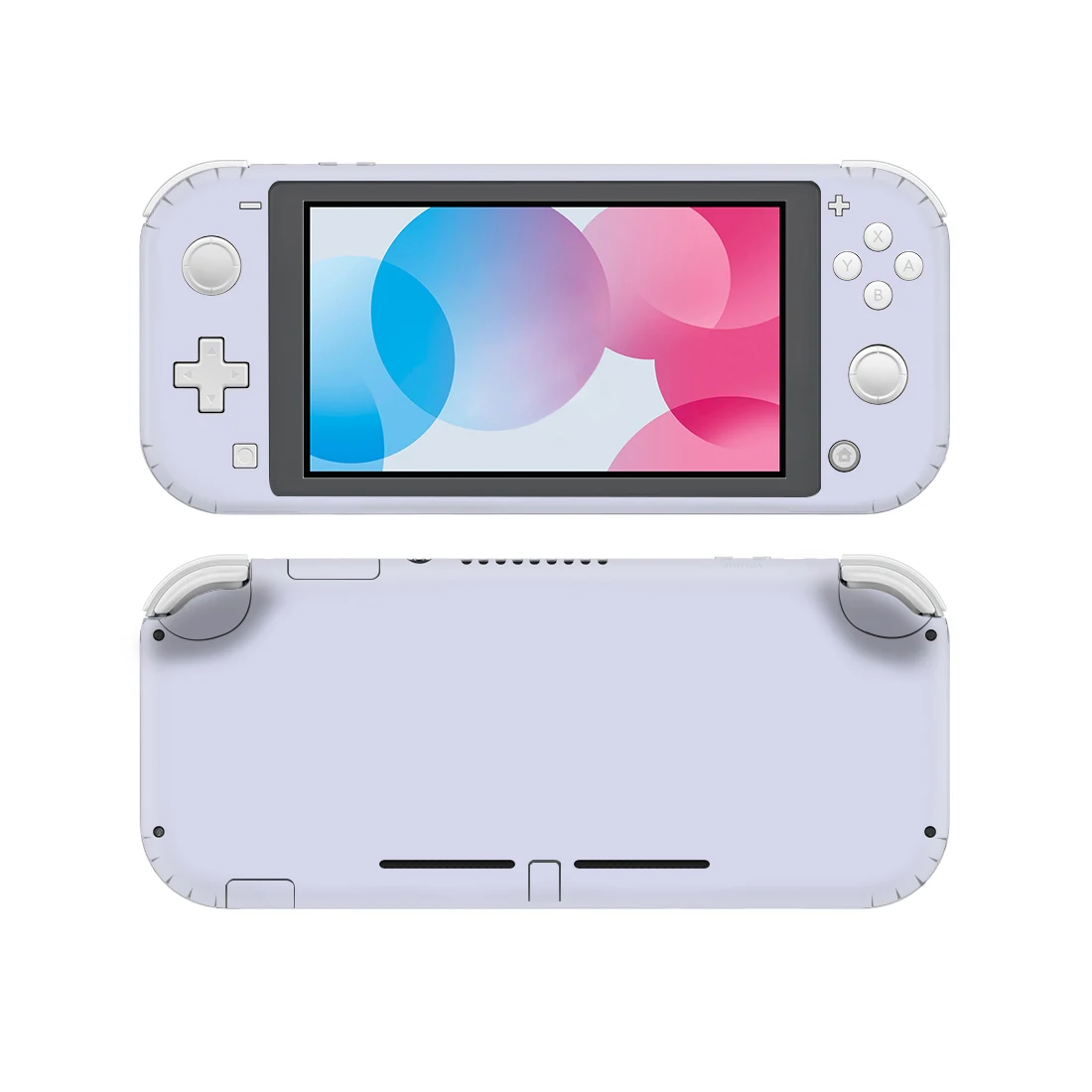 Czysty różowy fioletowy czerwony kolor NintendoSwitch skórka naklejka naklejka pokrywa dla Nintendo Switch Lite Protector skórki Nintendo Switch Lite