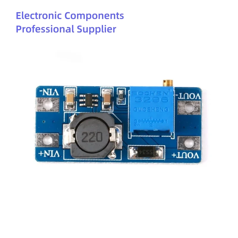 DC-DC調整可能なブーストモジュール,電力変換器,2v-24v〜5v,9v,12v,28v,mt3608,5個