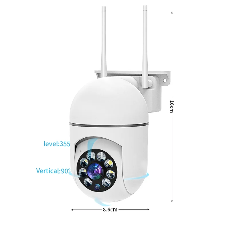 HD WiFi IP Camera Security Protection Surveillance Kamera CCTV Smart Home 1080P Outdoor 360 PTZ Auto Tracking Monitor IP Cam image 2