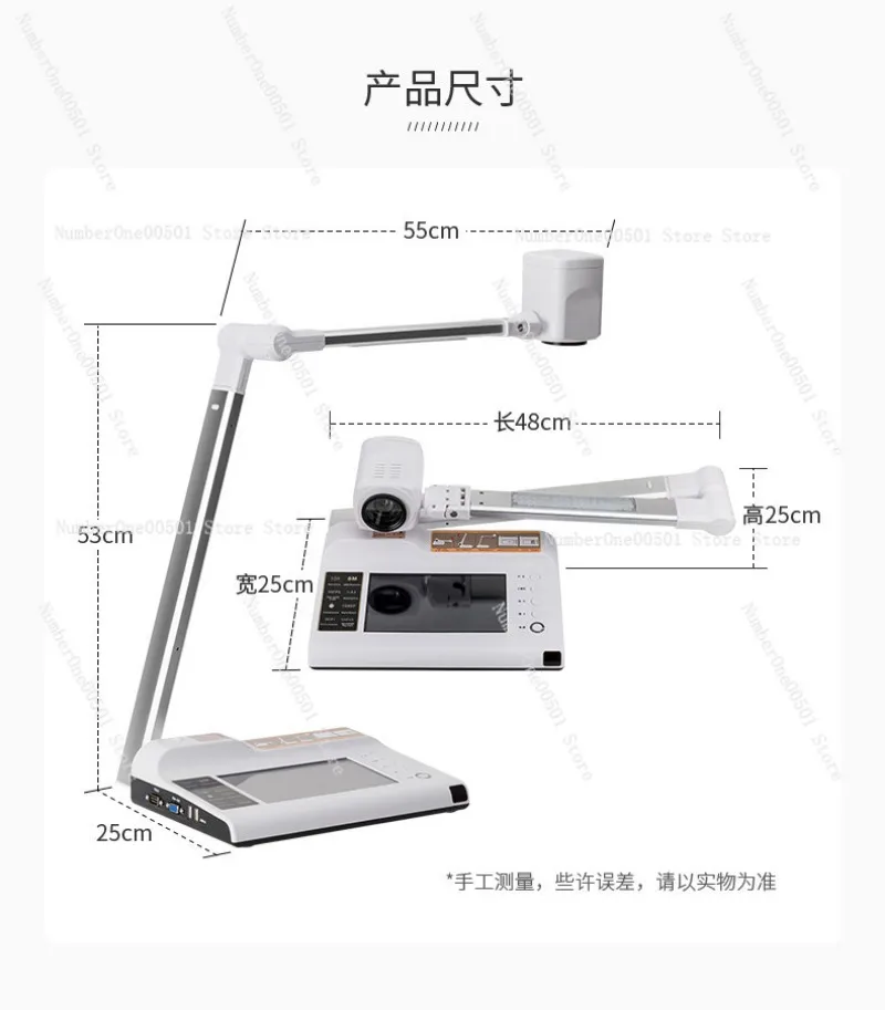 Document Camera For Calligraphy Teaching 8MP HD Visual Presenter For Painting Art Hard Pen