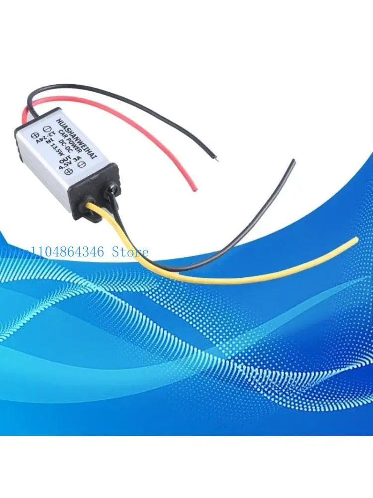 652F IP68 Waterproof Buckk Converters 12~24V to 4.5V 3A Supply Converters Module for Car LED Dispaly, Motor