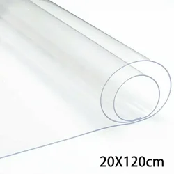Transparent PVC Fabric Soft Glass Cloth Waterproof Flexible DIY Clear PVC Film Fabric Umbrella Bag Protective Craft Film
