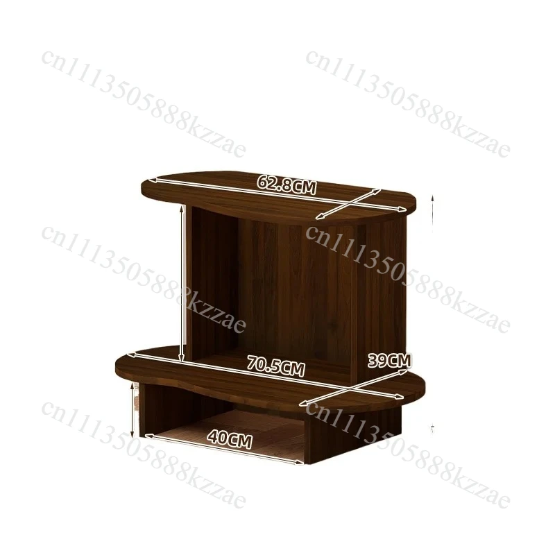 Industrial Corner Media Tower Space-Saving Vinyl Record Display Stand Storage CD Rack Floor Cabinet for Living Room Decor