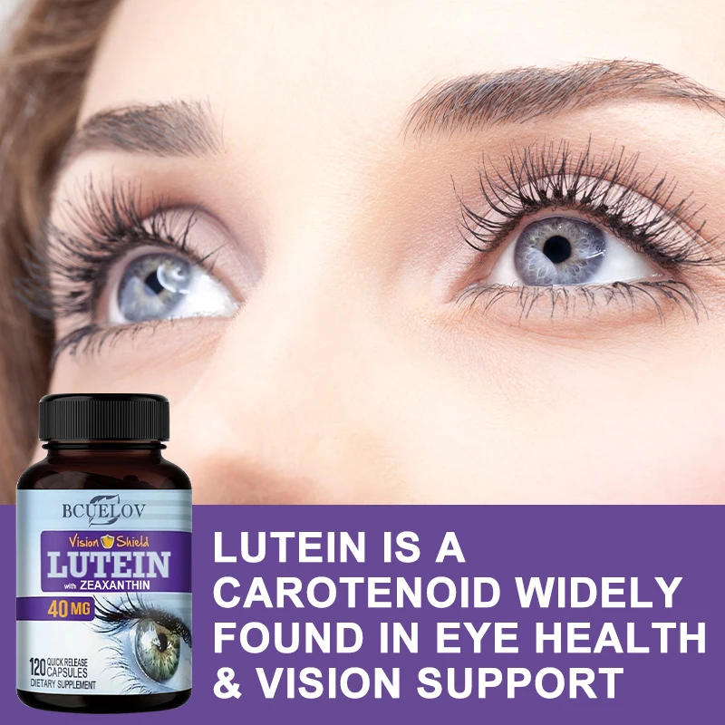 Lutein Eye Care-with Bilberry Extract and Zeaxanthin, Supports Eye Health, Promotes Healthy Vision, and Maintains Macular Health