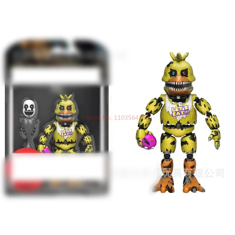 Transgraniczny miś ręcznie robiony ruchomy klasyczny wydanie specjalne luka w zabezpieczeniach lalka Fnaf Model Ornament