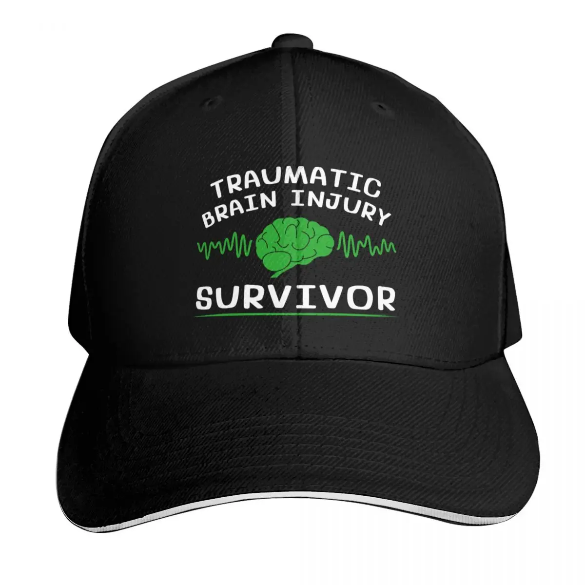 Traumatic Brain Injury Survivor Baseball Cap Curved Brim Classic Fit Low Profile Unstructured Unisex for Men Women