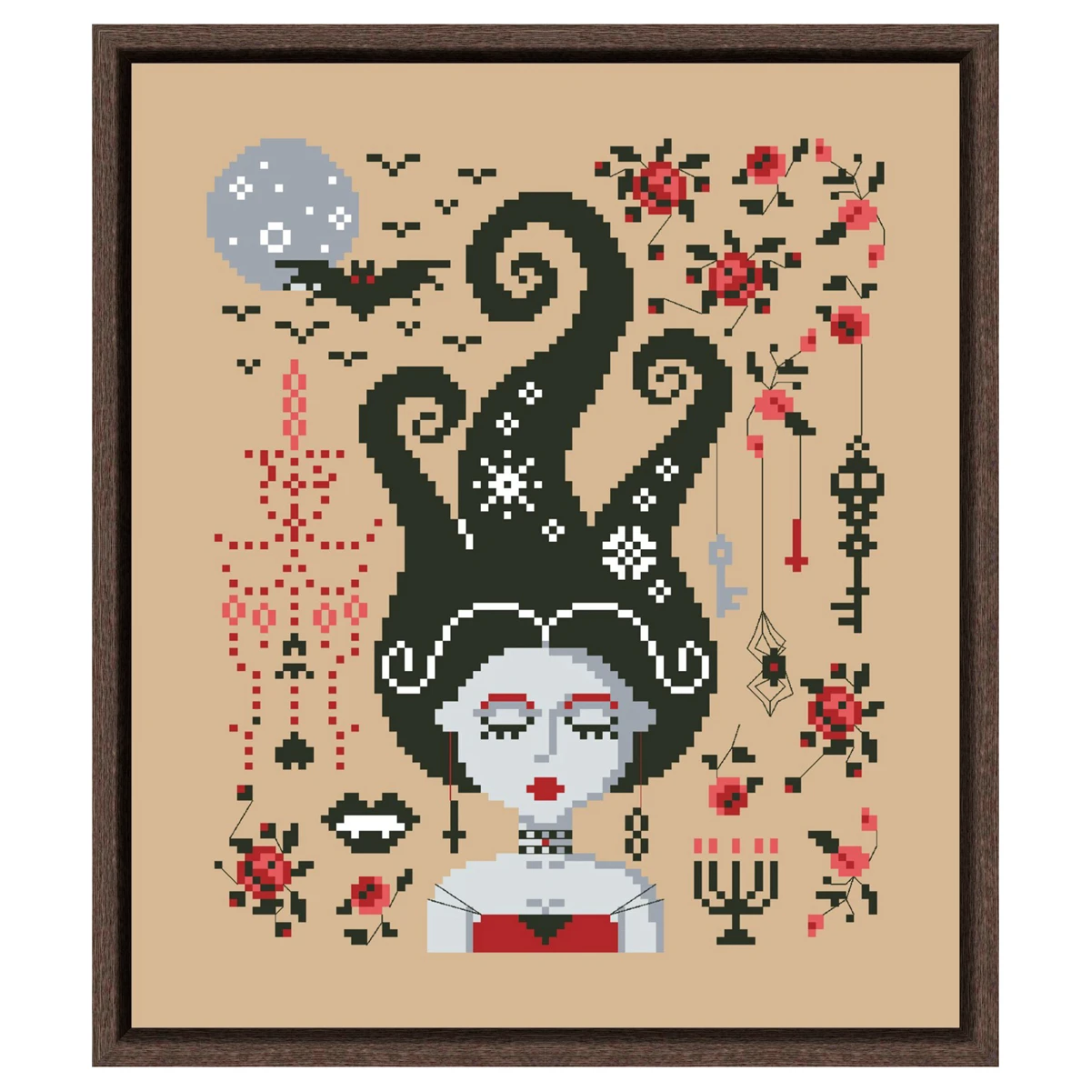 حلم فتاة عبر الابره عدة لطيف 18ct 14ct 11ct الكتاني الكتان قماش القطن التطريز DIY بها بنفسك اليدوية جدار ديكور #2