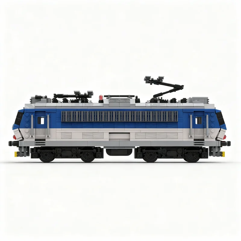1264 個 MOC ČSD クラス E 3 人乗り列車都市列車モデルビルディングおもちゃブロック建築クリスマスギフトアイデア教育