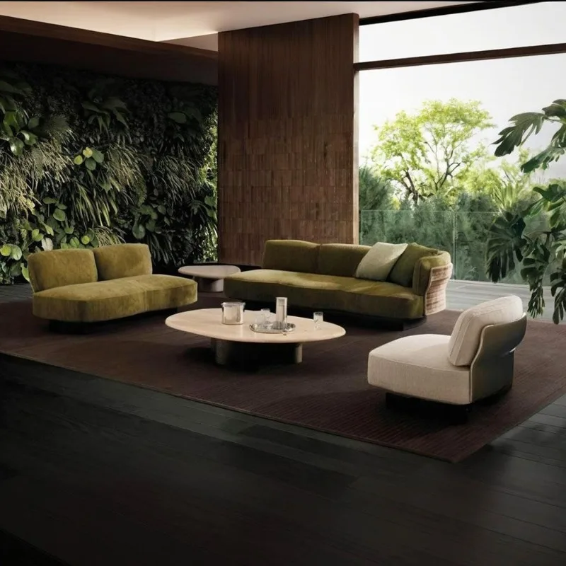 FRP rattan outdoor sofa high-end courtyard