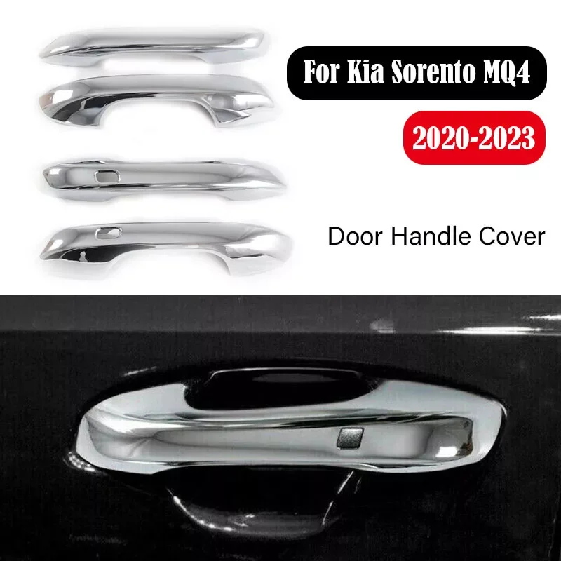 

For Kia Sorento MQ4 2020 2021 2022 2023 Car Carbon Fiber Exterior Door Handle Bowl Moulding Cover Trim Sticker Decor Accessories