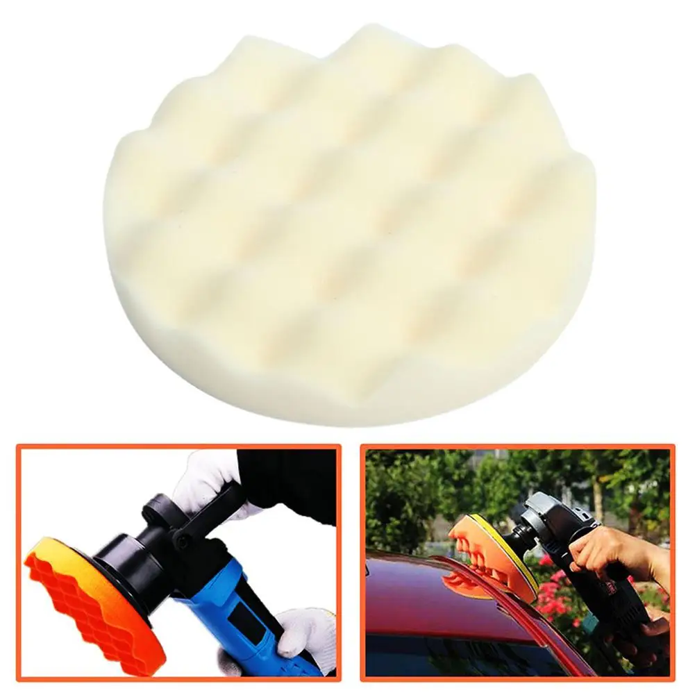 

5 Inch 9pcs Car Polishing Pad Sponge Buffing Waxing Buffer Car Wheel Gadget Scratches Boat Drill Removes Polish Polisher Ca G2W0