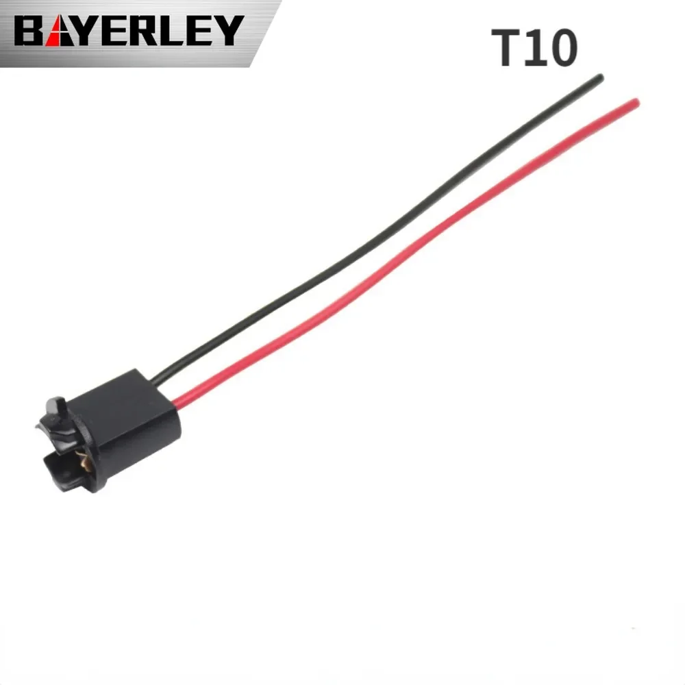 

Car Dashboard Bulb T10 Led Car Socket Bayonet 12961 Lamp Holder HType T10 Wire 10pcs Car Electronics Accessories