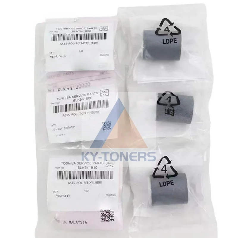 

original 6LK541890 6LK541900 6LK541910 document feeder paper feed rollers for Toshiba 7508A 5508A 6508A 8508A 5518A