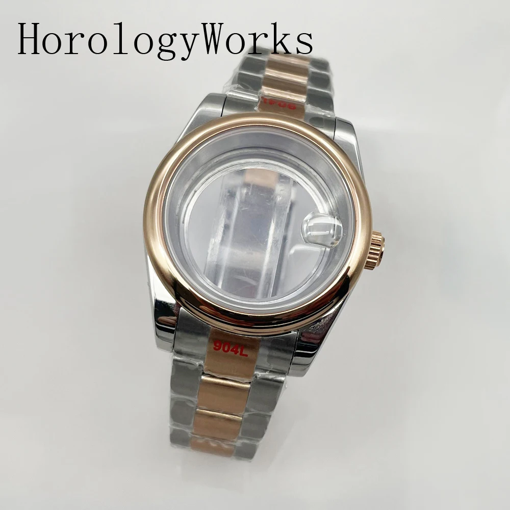 

Корпус 36 мм/39 мм, сапфировое стекло, подходит для NH35/NH36 Miyota8205/8215/821A ETA2836/2824 Mingzhu2813/3804, механизм, серебро, розовое золото, черный