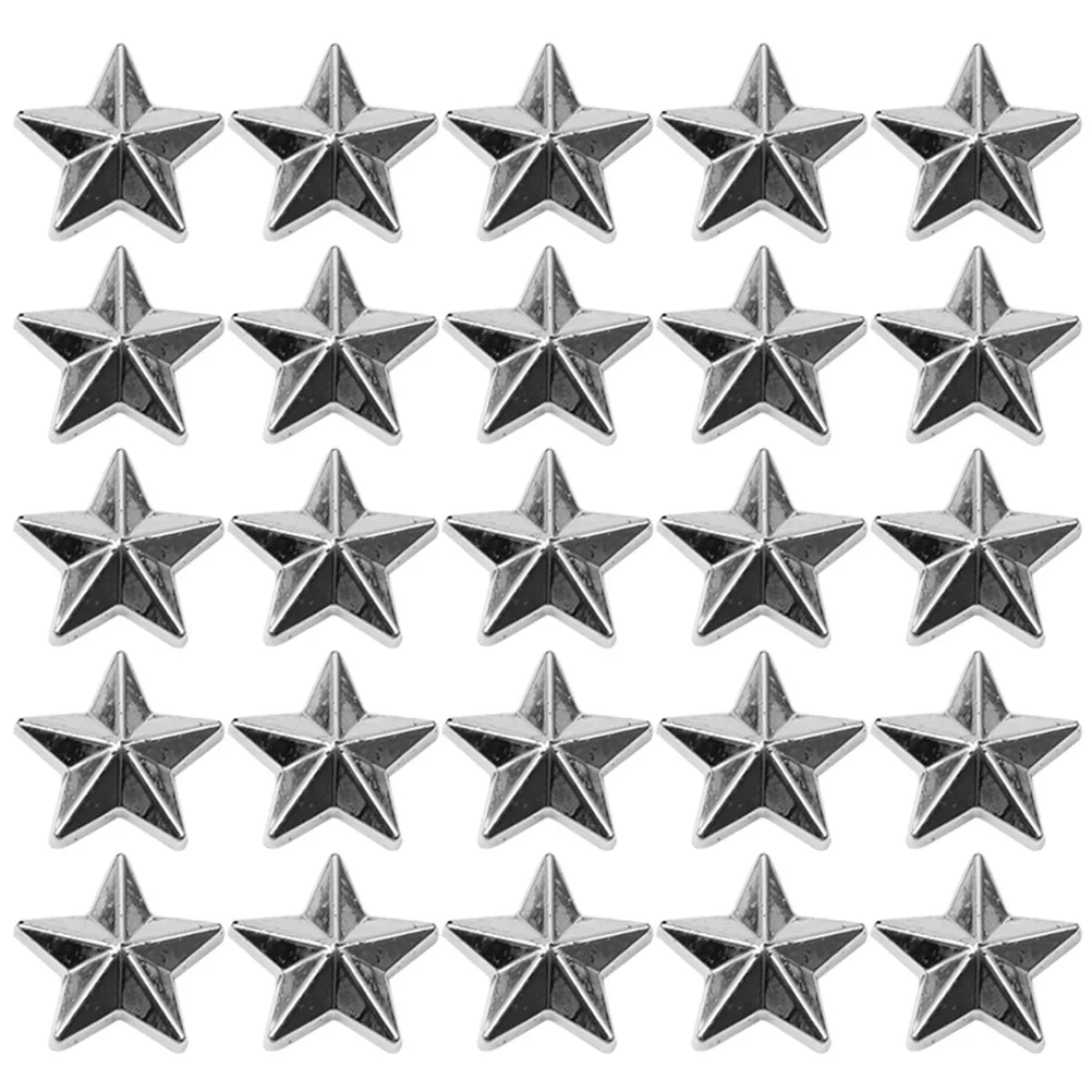 

200Pcs Acrylic Star Shape Decor Durable Flat Bottom Charms DIY Crafts Clothes Ornaments Accessories Acrylic Star Shape Decor