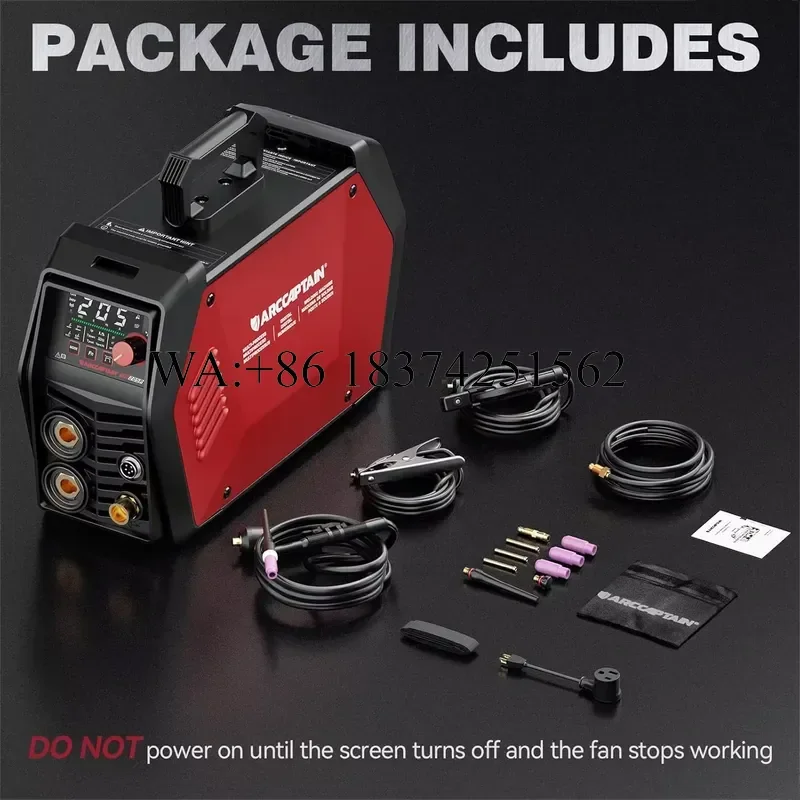 Wmwmnu for Control TIG205P Pro APP Control DC Pulse Lift Spot Dual Voltage 120V 240V Multi-process TIG Welding