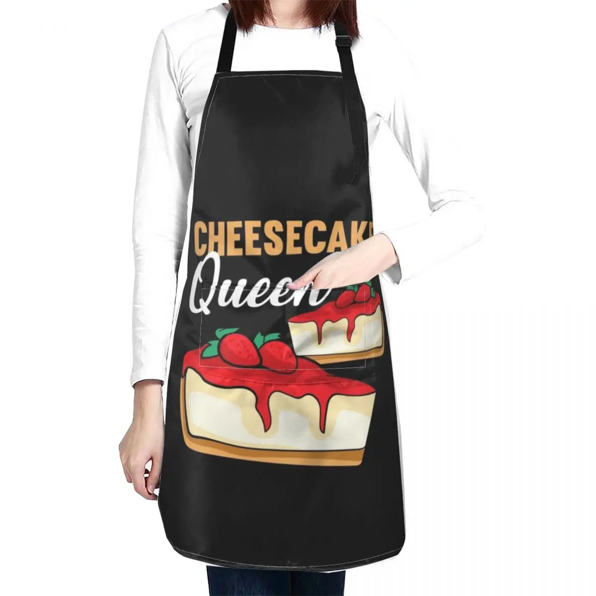 Cheesecake Queen Apron Kitchen Tools waiter work gowns for women cleaning Kitchen Things For Home Apron