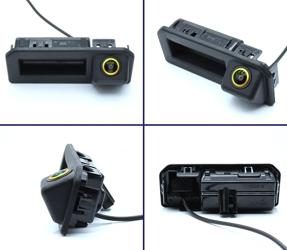 170 °   AHD 1080P เลนส์ Trunk Handle รถดูรถกล้องสําหรับ Volkswagen VW POLO ซีดาน/Vento 2017 2018 Android Monitor