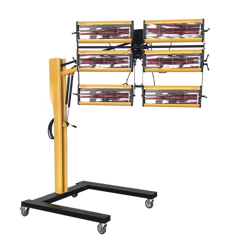 

Car paint baking lamp, shortwave drying lamp, mobile baking lamp temperature regulation