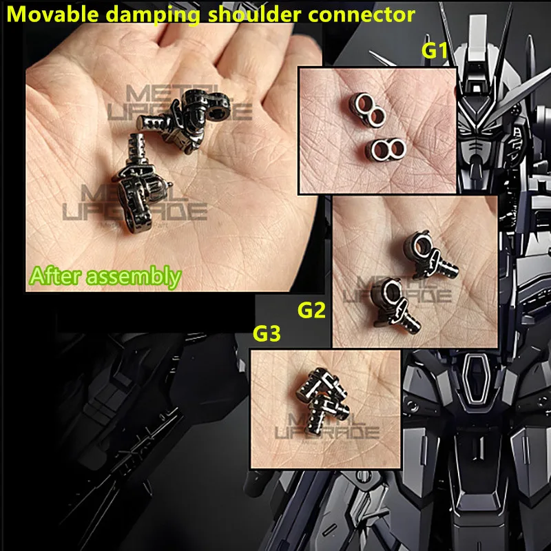 AE Reinforced metal modified parts for MGEX 1/100 ZGMF-X20A Strike
