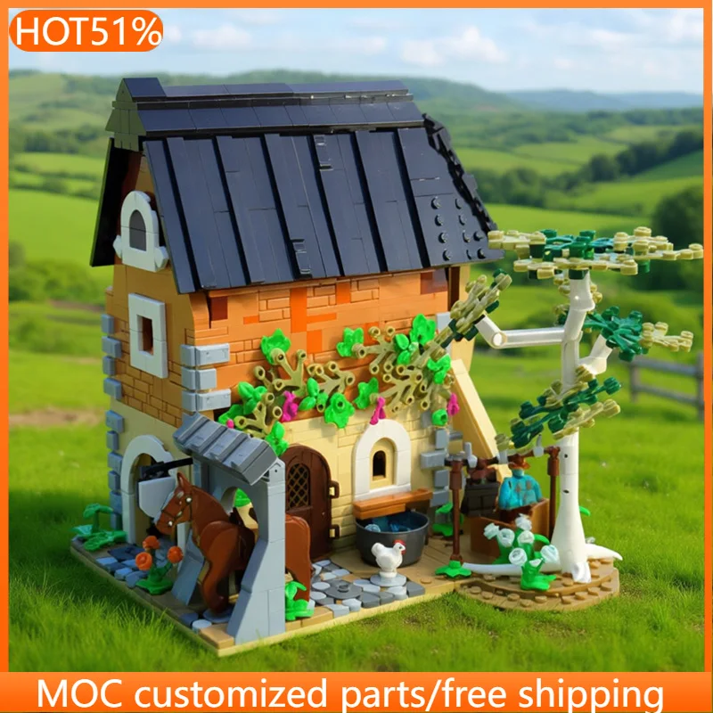 

Набор для сборки модульного завода по производству ковки стали из 1402 деталей, популярный креативный конструктор MOC для детей, развивающая игрушка-подарок для самостоятельной сборки