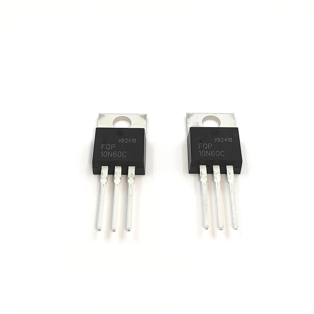 5~10PCS/LOT FQP10N60C 10N60 TO-220 10A600V N-channel field effect transistor New and Original