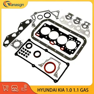 Complete set of Gasket for Hyundai, Kia, Acts, Getz, Picanto, 1.0L, 1.1L, L4, Gas, 1.1 L, T, G4HC, G4HD, G4HE, G4HG, 1998-2001, Auto Parts Engine 12 Main Sales Kia Picanto Motor - №8