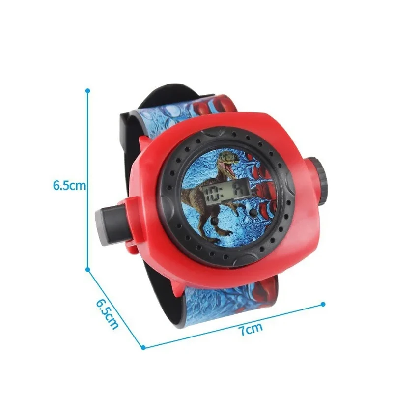 ساعة بروجيكتور ديناصور للأطفال - 24 صورة مصباح يدوي ممتع ألعاب مضيئة هدية مدرسية تعليمية للأطفال ساعات إلكترونية #5