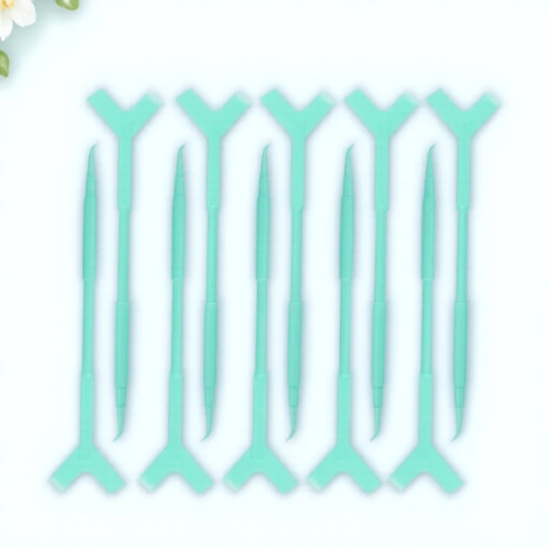 

10Pcs Multi-Function Lash Lift Brush Comb Y-Shaped Ergonomic Handle for Comfortable Long-Term Use in Eyelash Styling