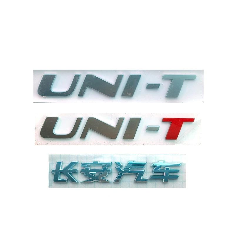 Calcomanías con logotipo de palabras y letras ABS para coche, pegatinas con emblema del alfabeto para maletero trasero de Changan UNI-T UNI-V UNI-K UNI T V K AWD