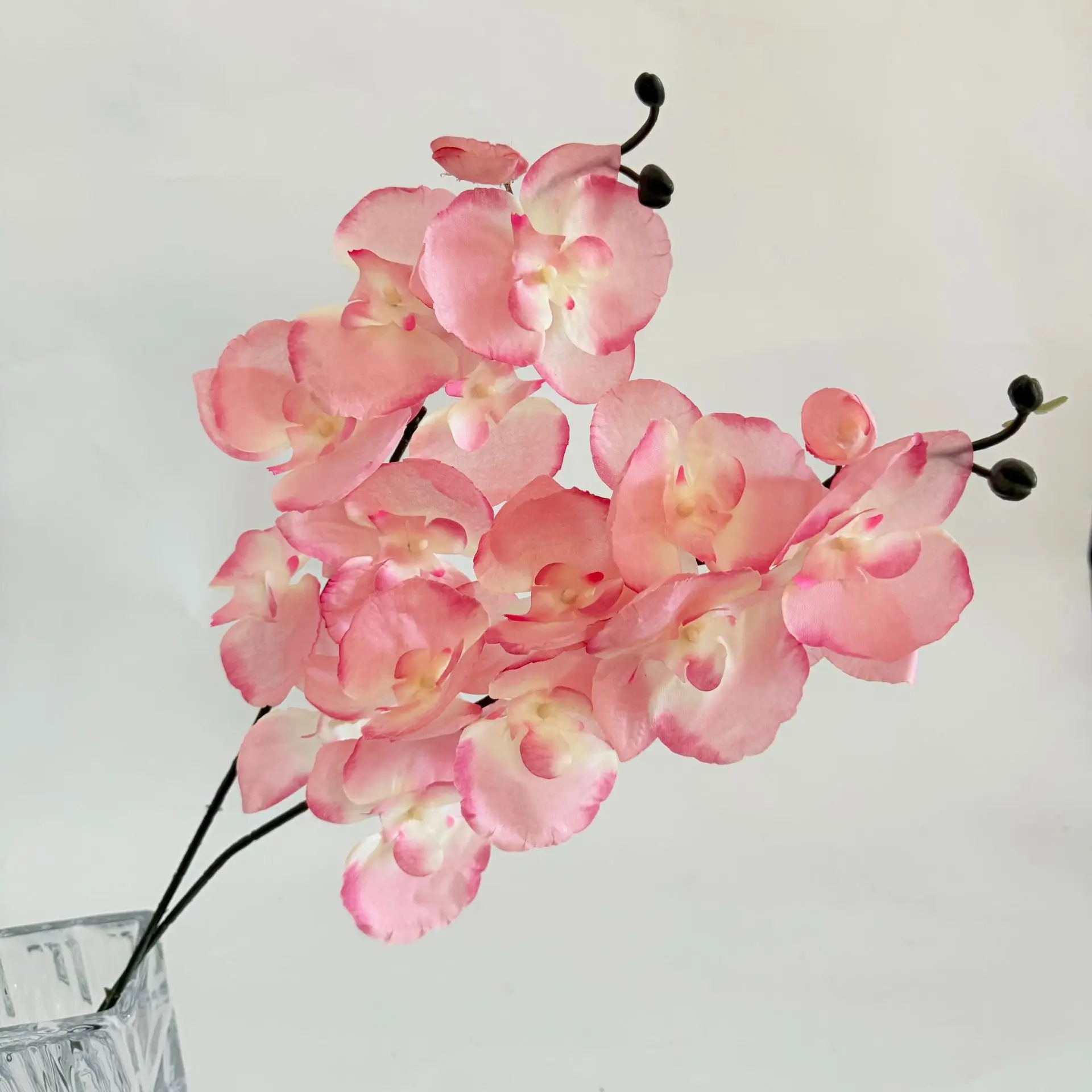 10 Stück Faxu 8-Kopf-Schmetterlingsorchiden DIY Hochzeits-Wegweiser Blumenarrangement Party Heimdekoration Kunstblumen aus Vliesstoff – Detail 7