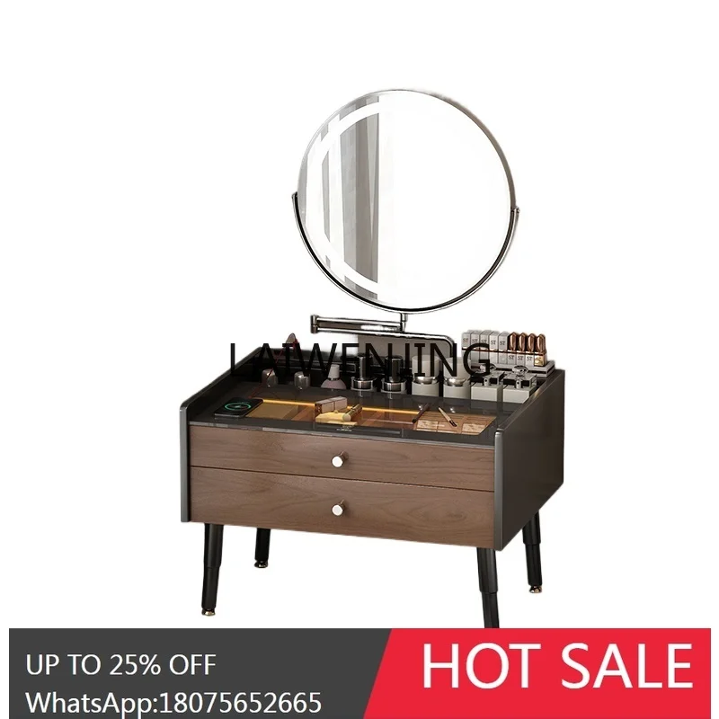 Household dresser rack on bay window dressing table on balcony
