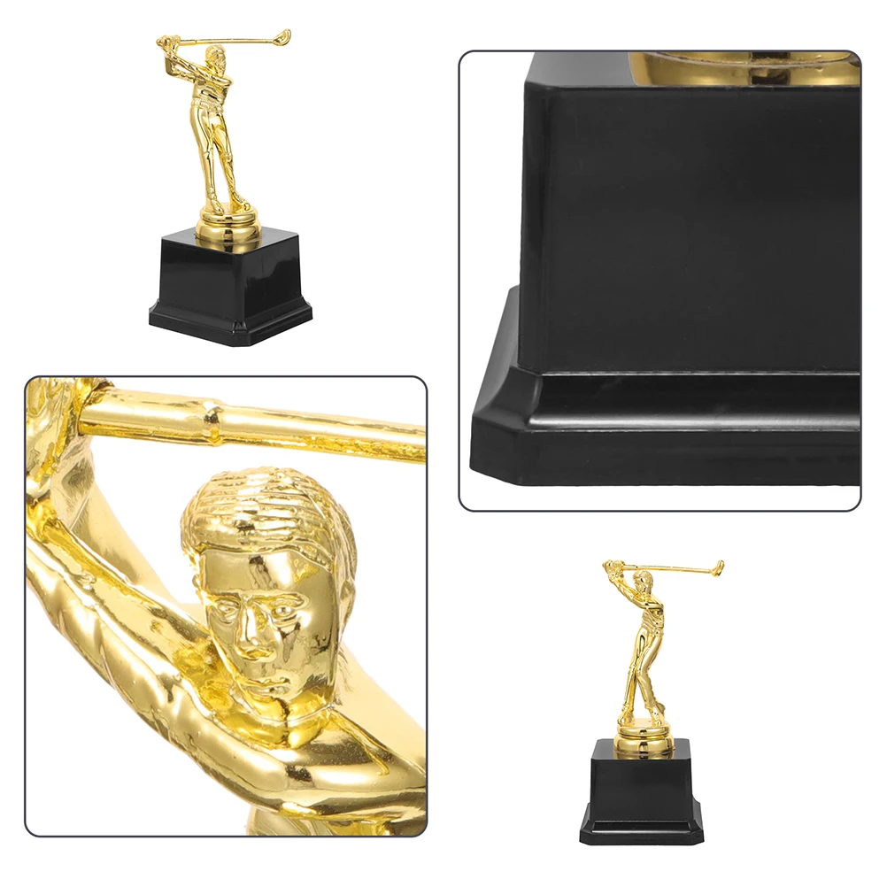 

2pcs Golf Small Cup Competition Award Decorative Sturdy Plastic Durable Creative Match Award Athlete Table Trophy Decor