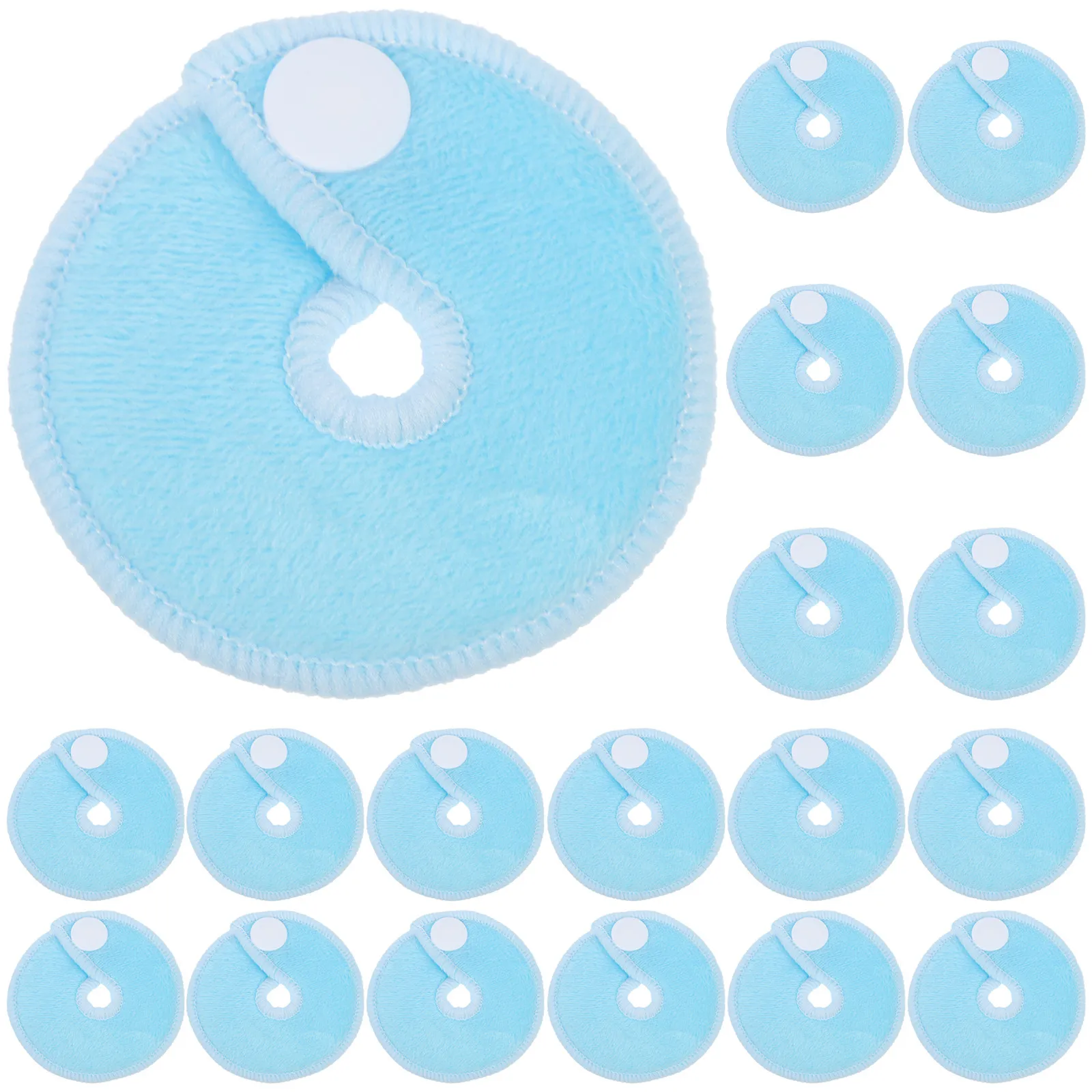 28Pcs G Shape Tube Button Pads Supple Breathable Reusable Tube Wraps Abdominal Protection Cushions for Feeding Tubes