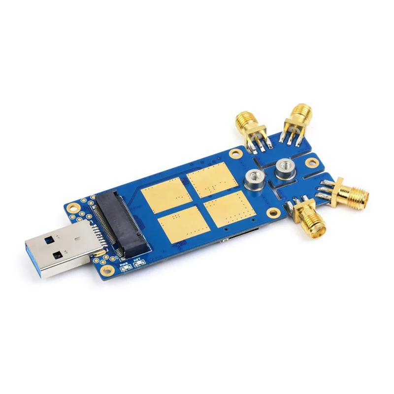 5G DONGLE Adapter Expansion Board Blue PC+Metal USB3.1 Interface M.2 USB3.1 For Raspberry Pi Jetson Nano