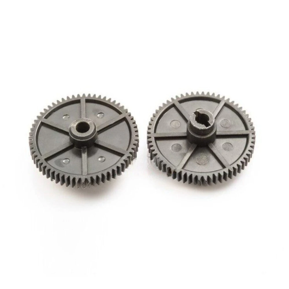 RC Upgrade Parts 60T Plastic Reduction Spur Gear 2 Pcs for LC Racing 1/14 EMB-RA custom size scale replacement spare accessories