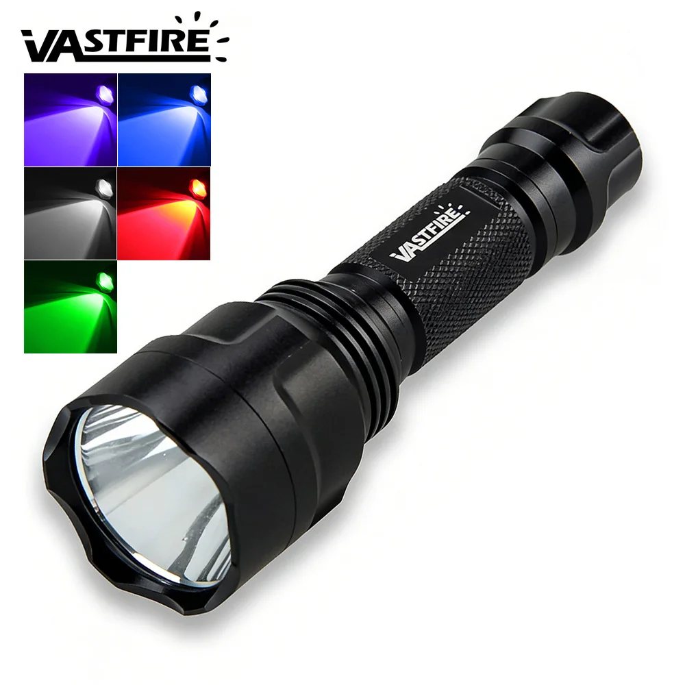 Linterna LED C8 Alta Potencia - Pack de 5 Unidades