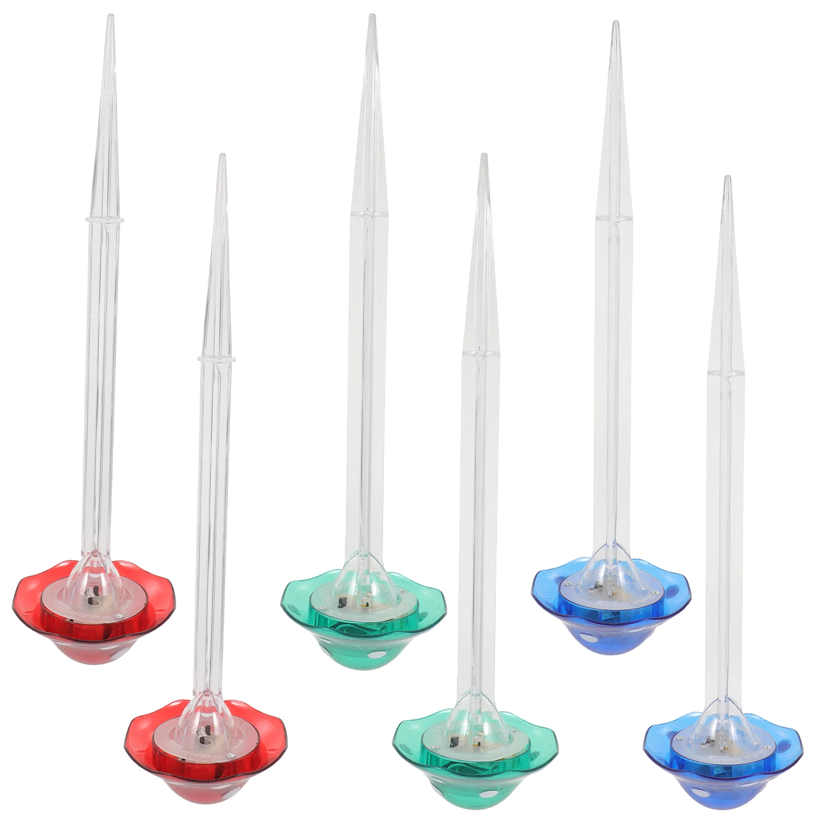 

6pcs Solar Lawn Lights Mushroom Shaped Outdoor Garden Patio Decorative Waterproof LED Pathway Stake Light for Yard