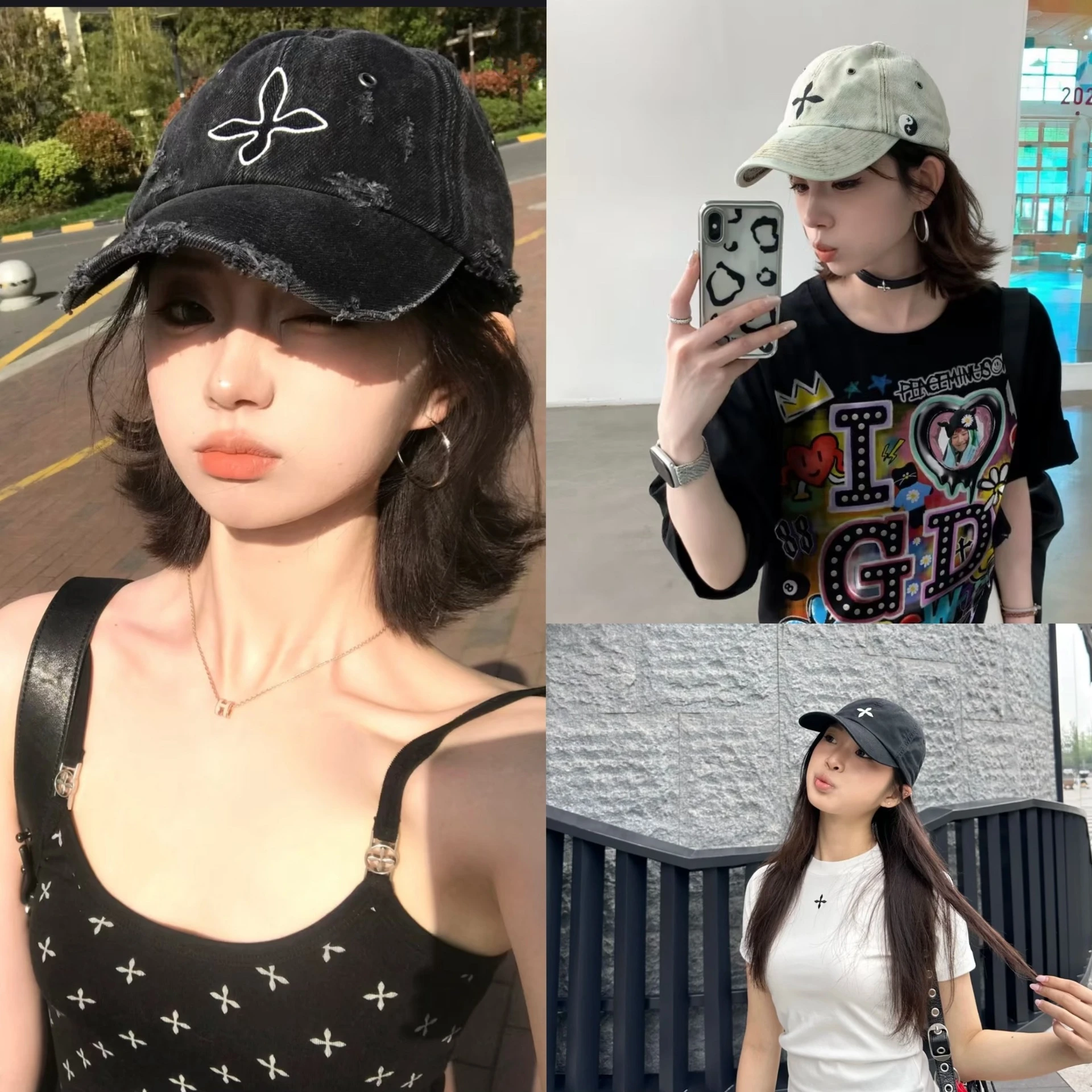 classic-baseball-cap-embroidered-letter-denim-casual-sports-adjustable-sunshade-curved-brim-duckbill-hat-for-women-street-style