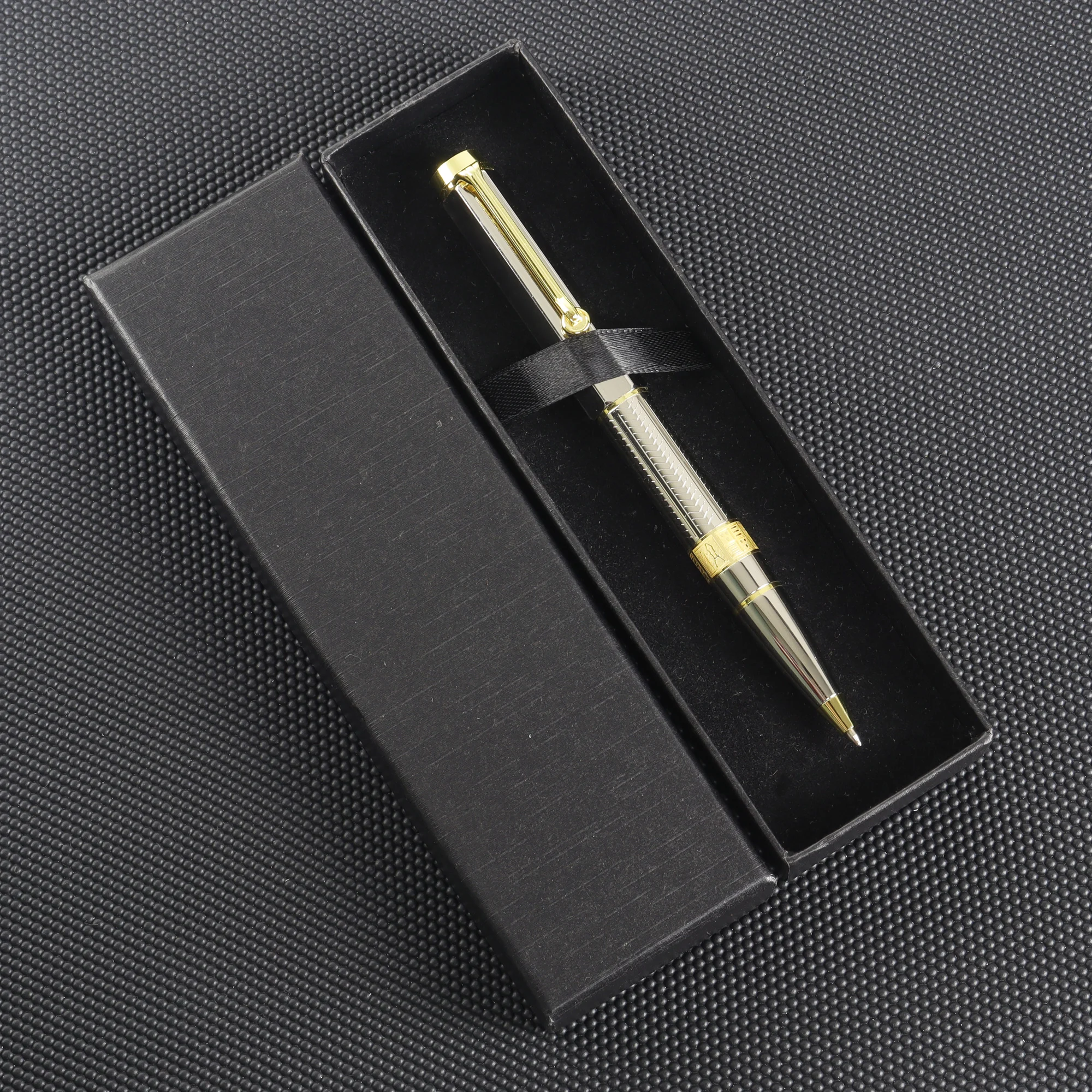 Luxury Fashion 606 Series Metal Ballpoint Pen Set with Heavy Feel, Includes Pen Gift Box, Black Ink, Elegant and Stylish Design