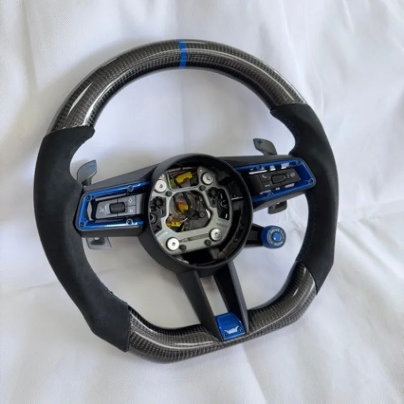 For Porsche Cayenne Panamera 911 Macan/992 car carbon fiber steering wheel modification